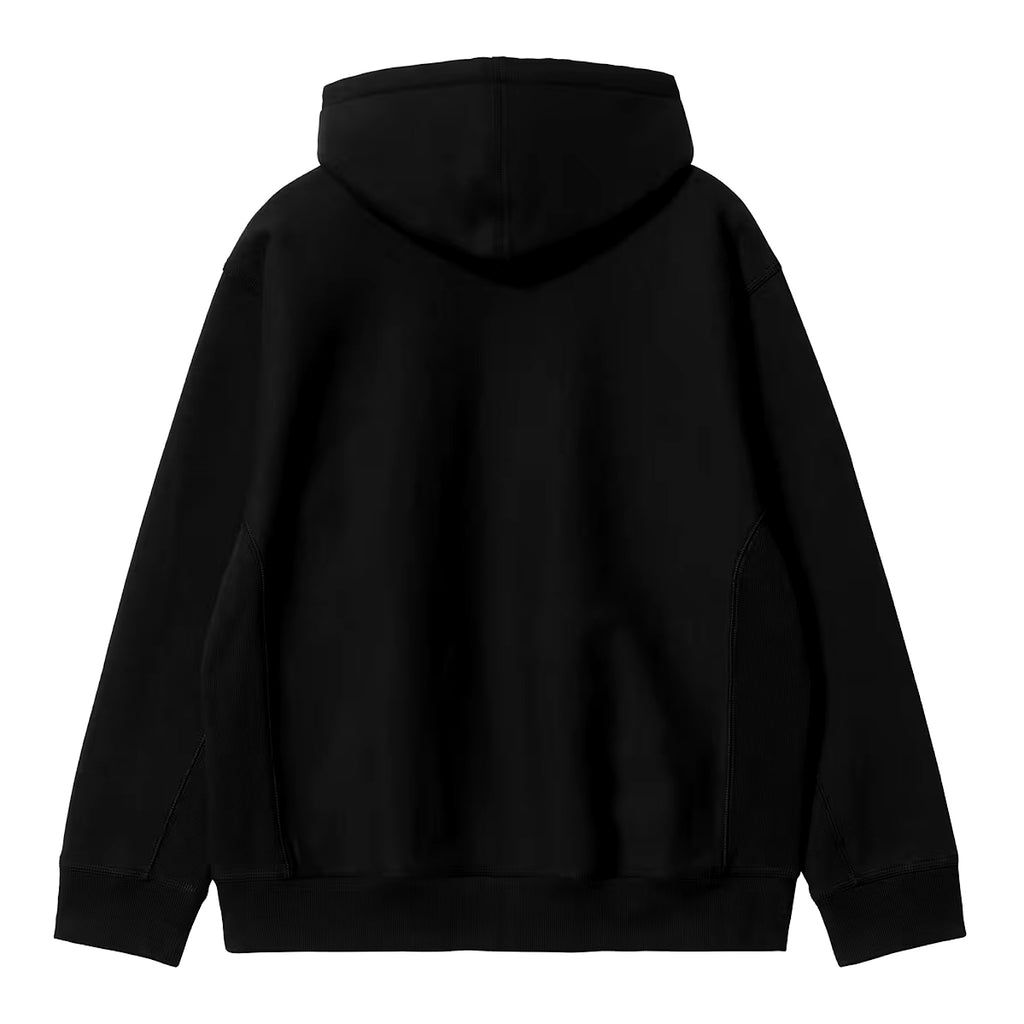 Carhartt WIP - Hooded American Script Sweat - Black - Decimal.
