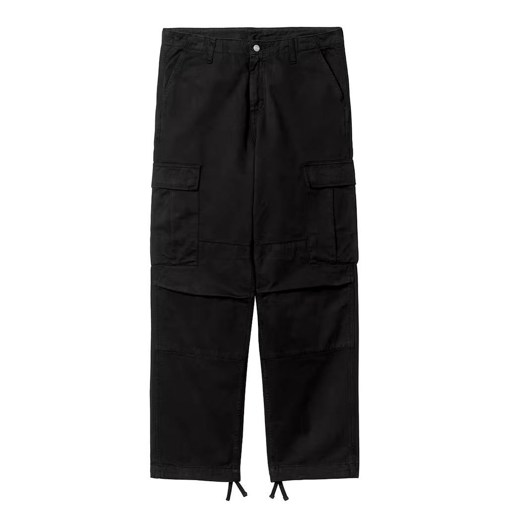 Carhartt WIP - Regular Cargo Pants - Black Garment - Decimal.