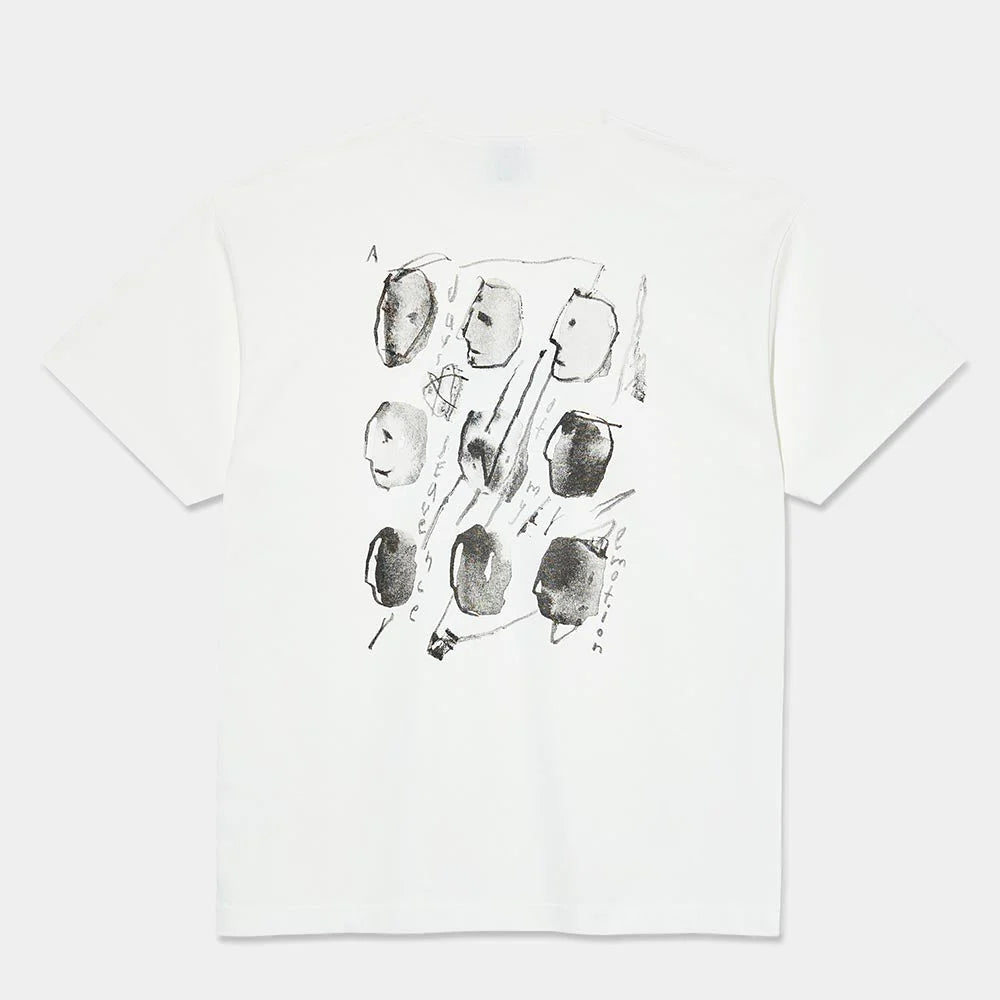 Polar Skate Co. - Sequence Tee - Cloud White - Decimal.