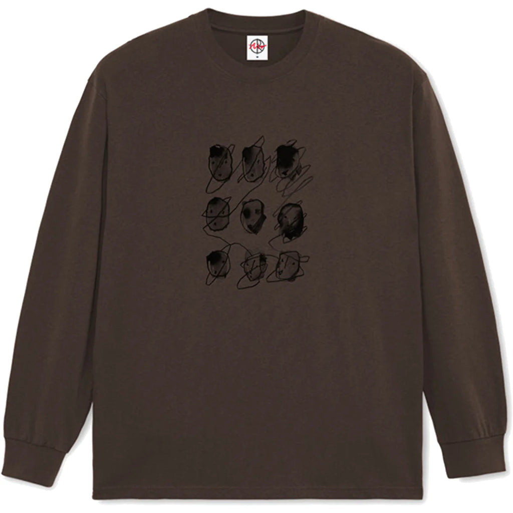 Polar Skate Co. - Sequence - Long Sleeve - Brown - Decimal.