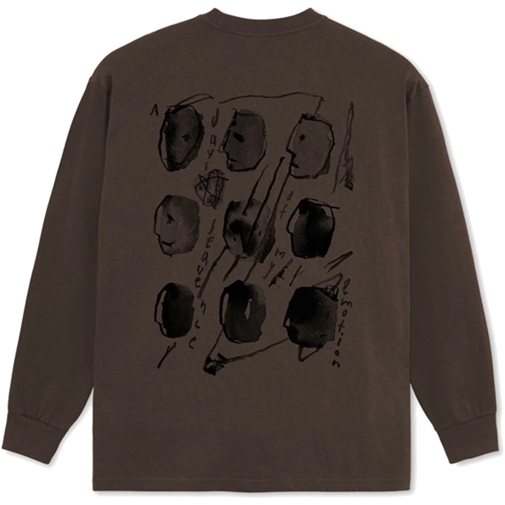 Polar Skate Co. - Sequence - Long Sleeve - Brown - Decimal.