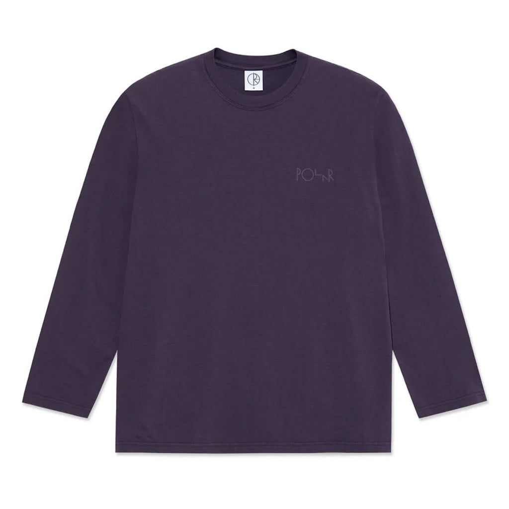 Polar - Steve L/S Tee - Dark Violet - Decimal.