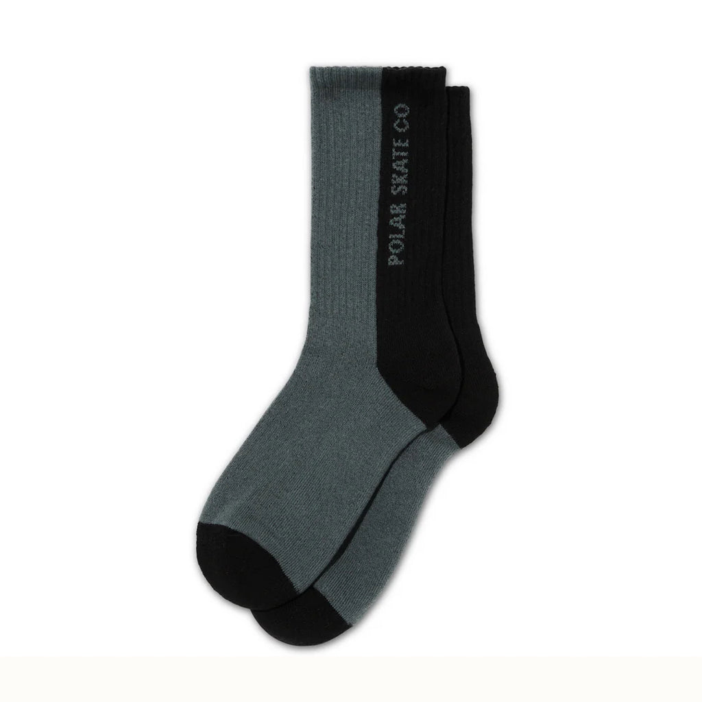 Polar - Rib Socks - 50/50 - Black - Decimal.