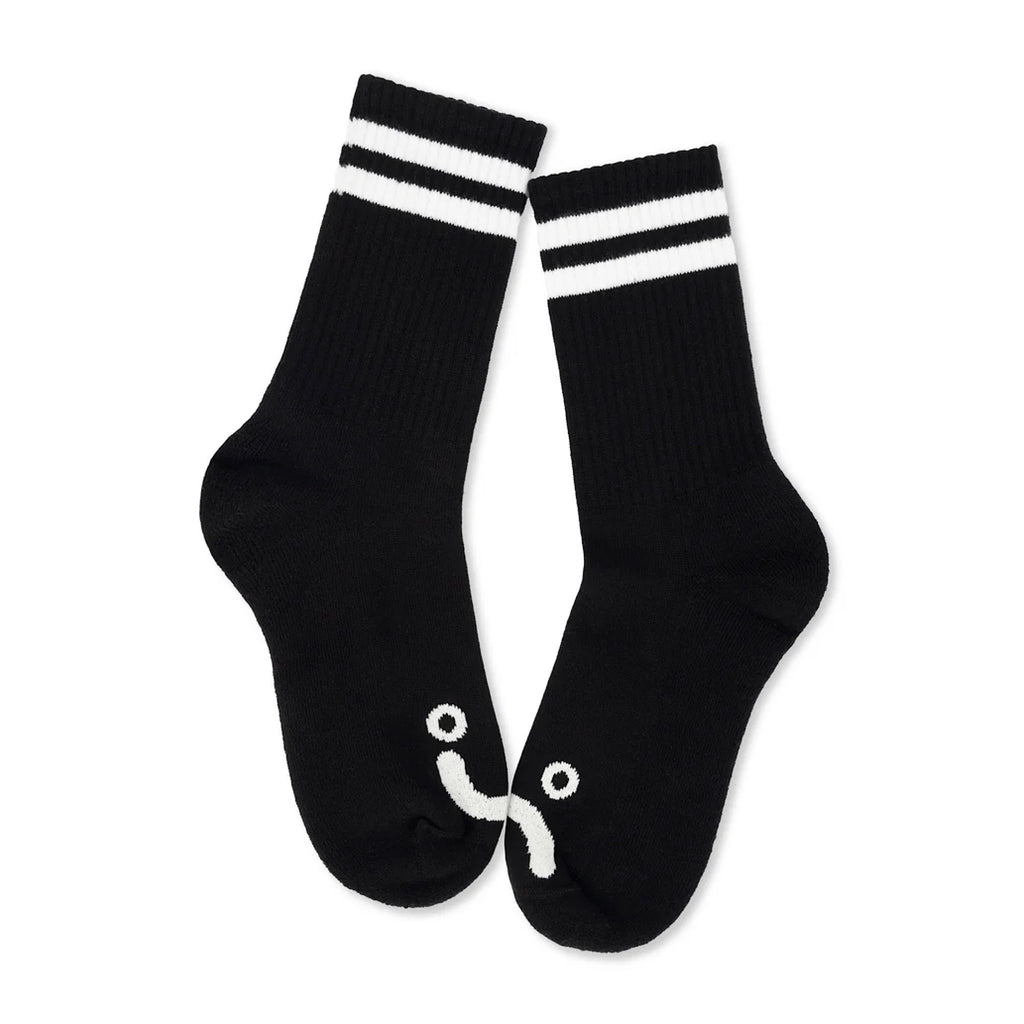 Polar - Rip Socks - Happy Sad - Black - Decimal.