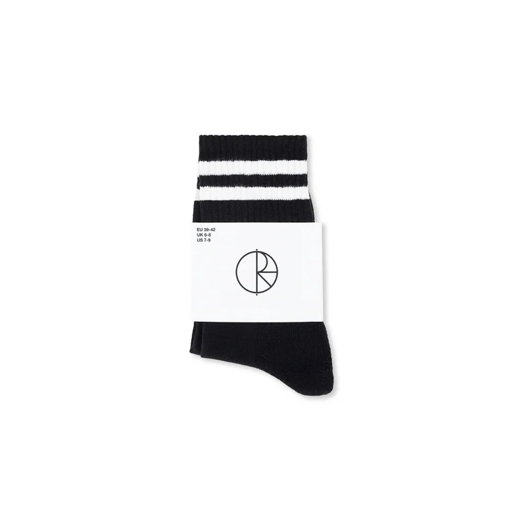 Polar - Rip Socks - Happy Sad - Black - Decimal.