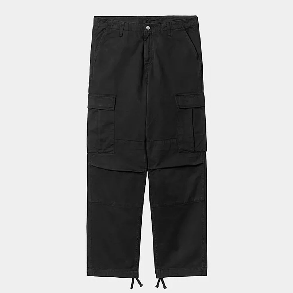 Carhartt WIP - Regular Cargo Pant - Black (Garment Dyed) - Decimal.