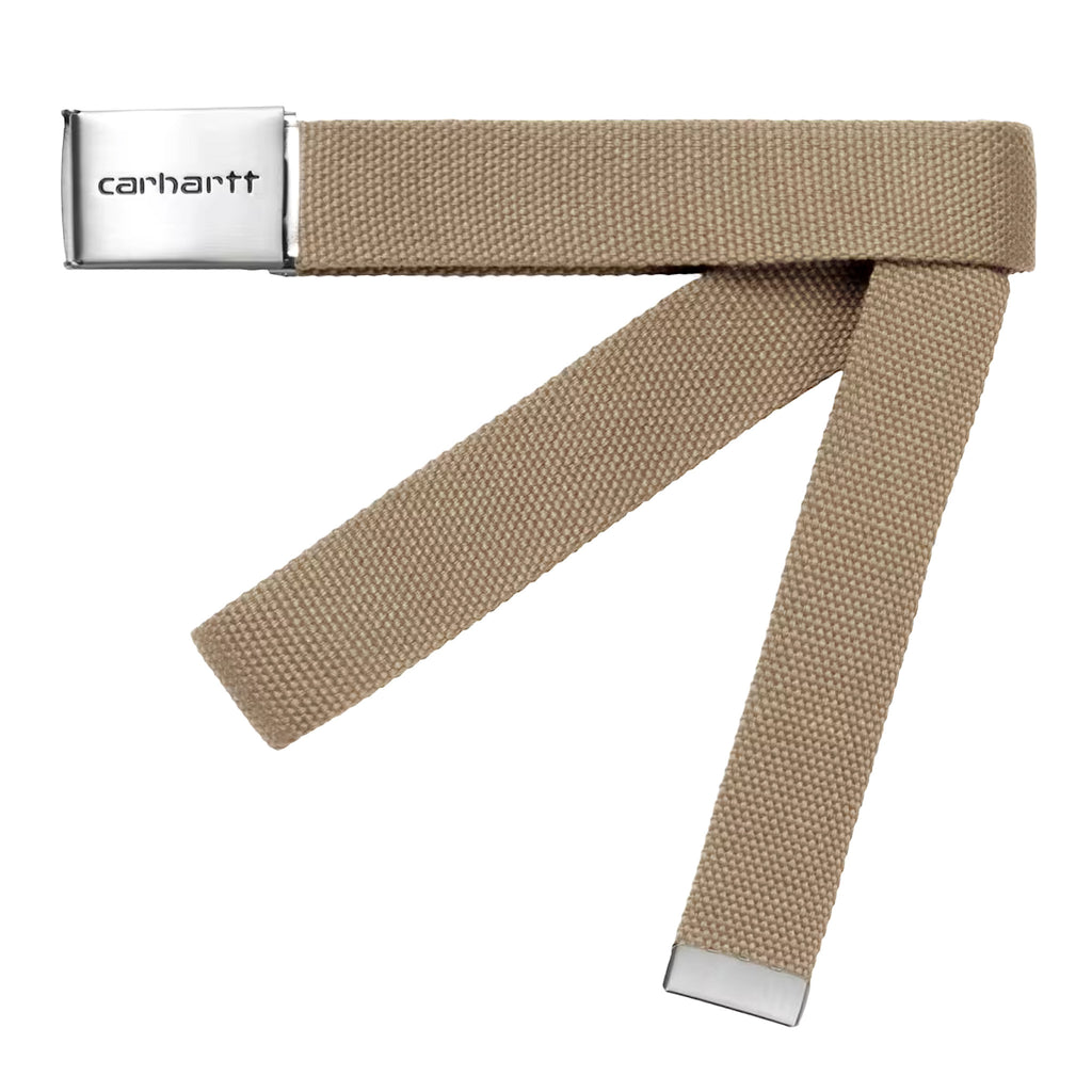 Carhartt WIP - Clip Belt Chrome - Leather - Decimal.
