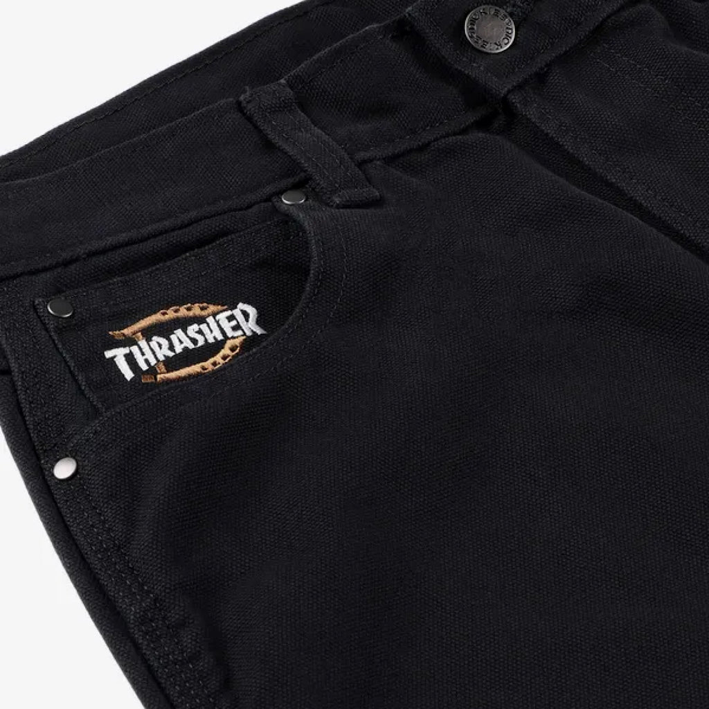 Dickies x Thrasher Double Knee Pants - Black - Decimal.