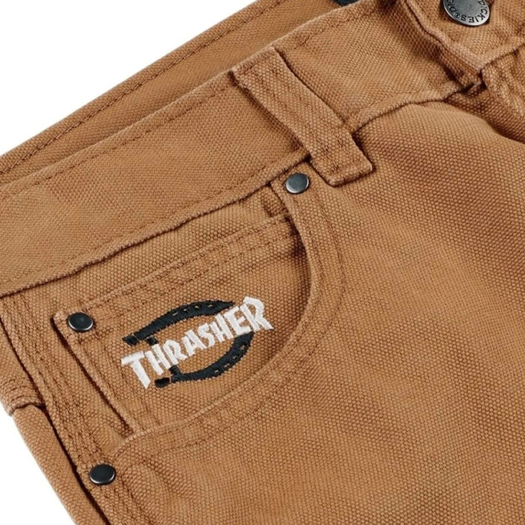 Dickies x Thrasher Double Knee Pants - Duck Brown - Decimal.