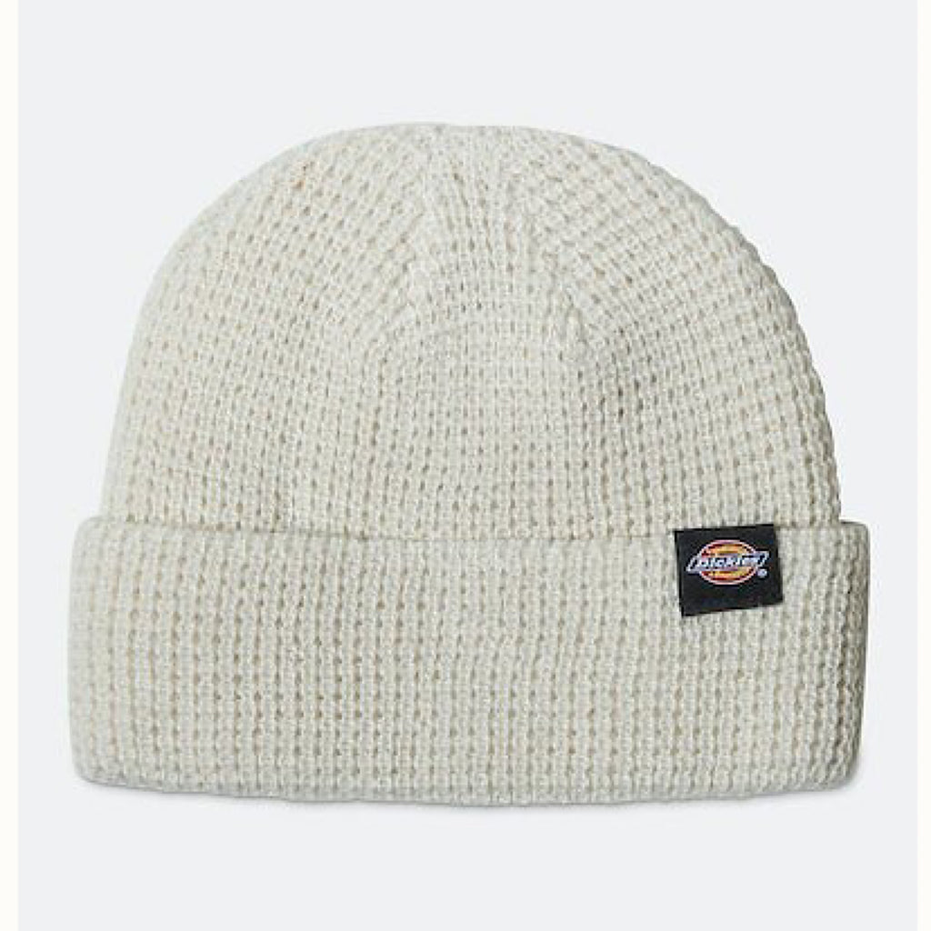 Dickies - Woodworth Waffle Beanie - Cream - Decimal.