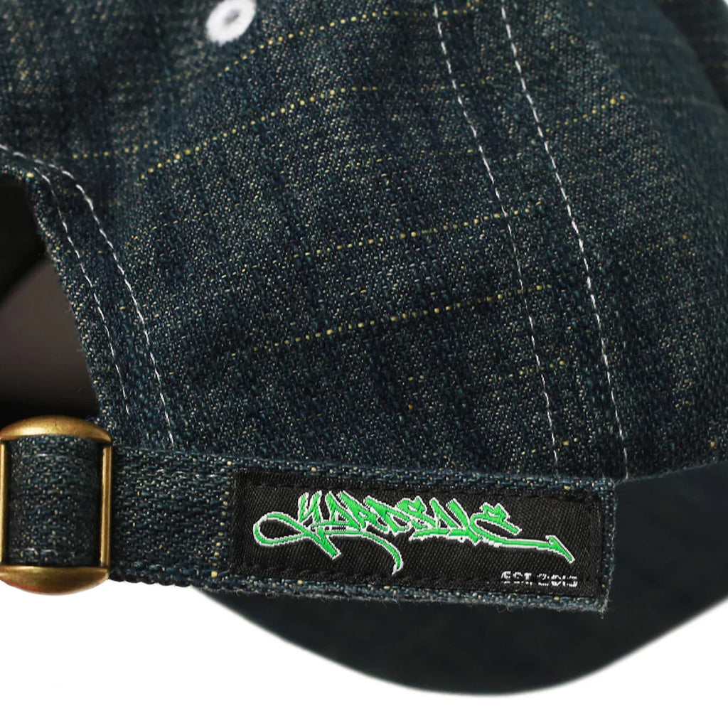 Yardsale - Faded Slub Denim Cap - Black - Decimal.