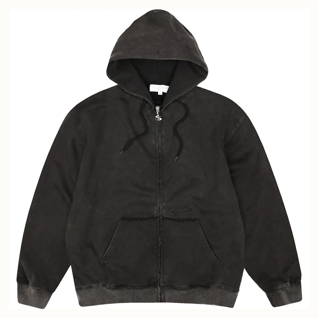 Yardsale - Raw Edge Hoodie - Black - Decimal.