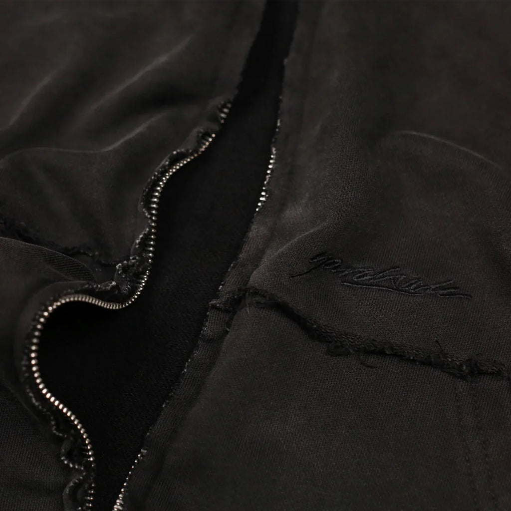 Yardsale - Raw Edge Hoodie - Black - Decimal.
