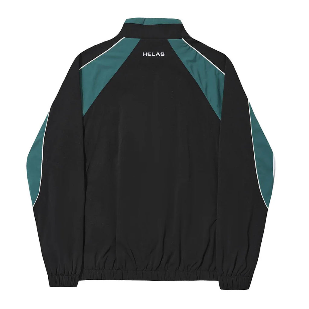Hélas - Ready Tracksuit Jacket - Black/Green/White