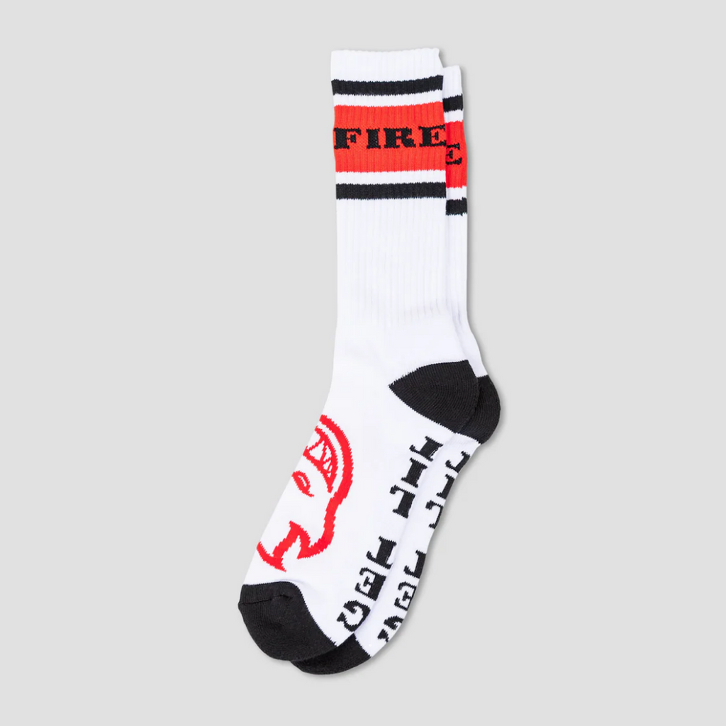 Spitfire - Classic 87 BigHead socks - White/Black/Red