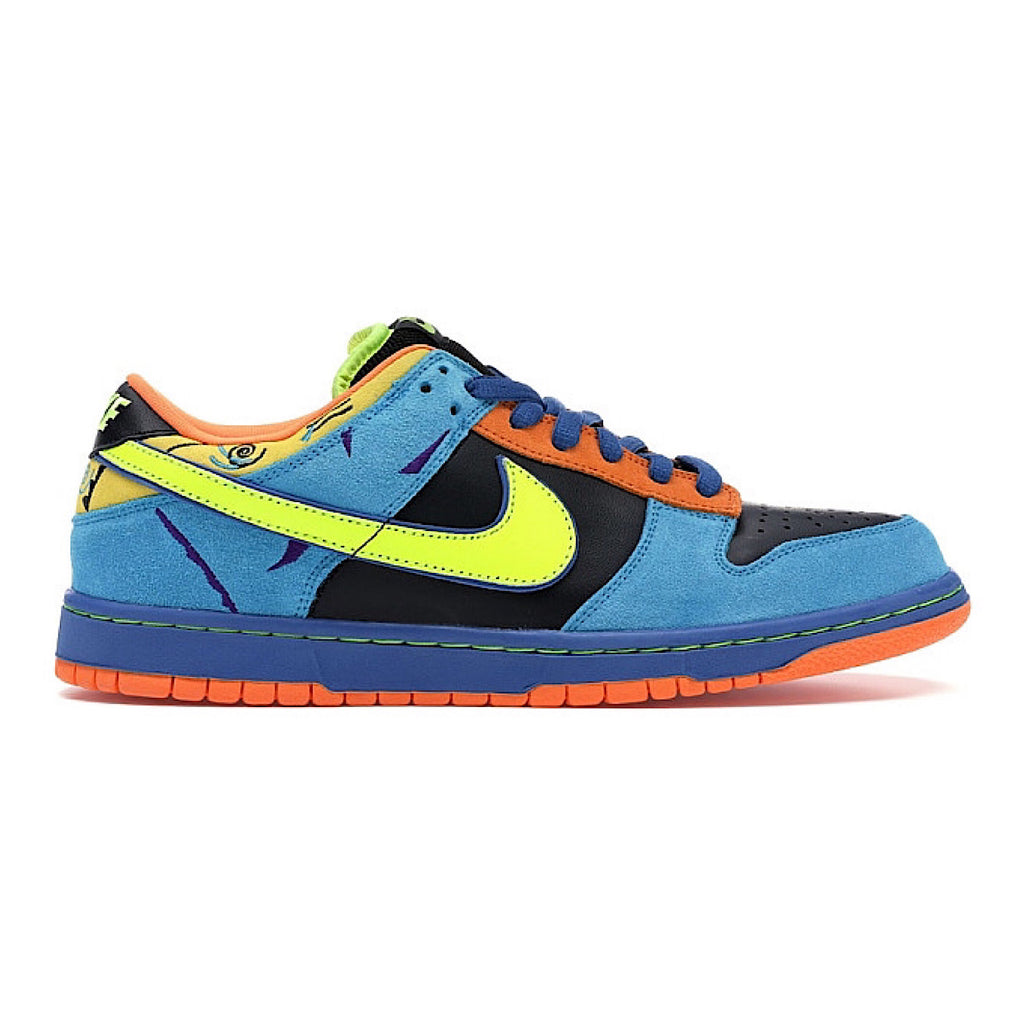 Nike SB - Dunk Low Pro SB - ‘Skate or Die`- Black/Neon Yellow