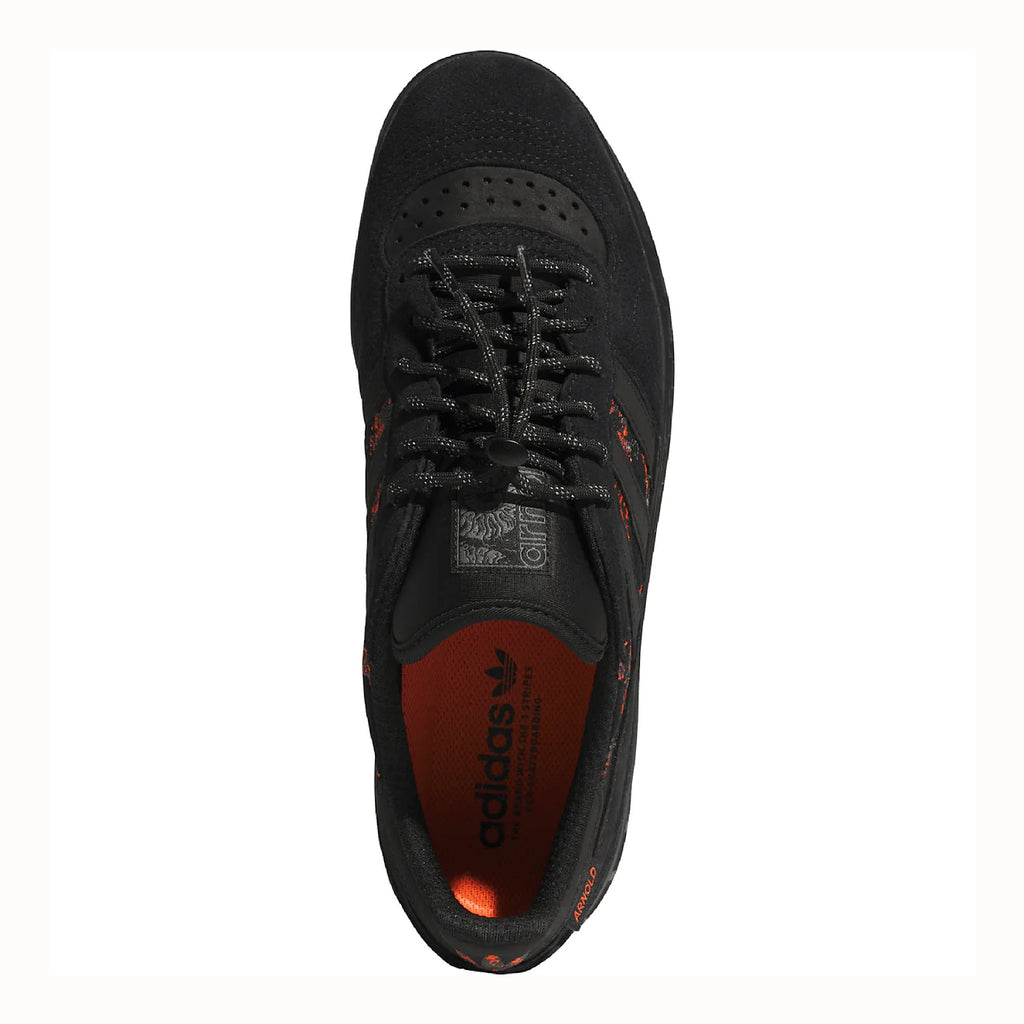 Adidas Skateboarding - Handball Top x Mike Arnold Shoes - Core Black/Semi Impact Orange - Decimal.
