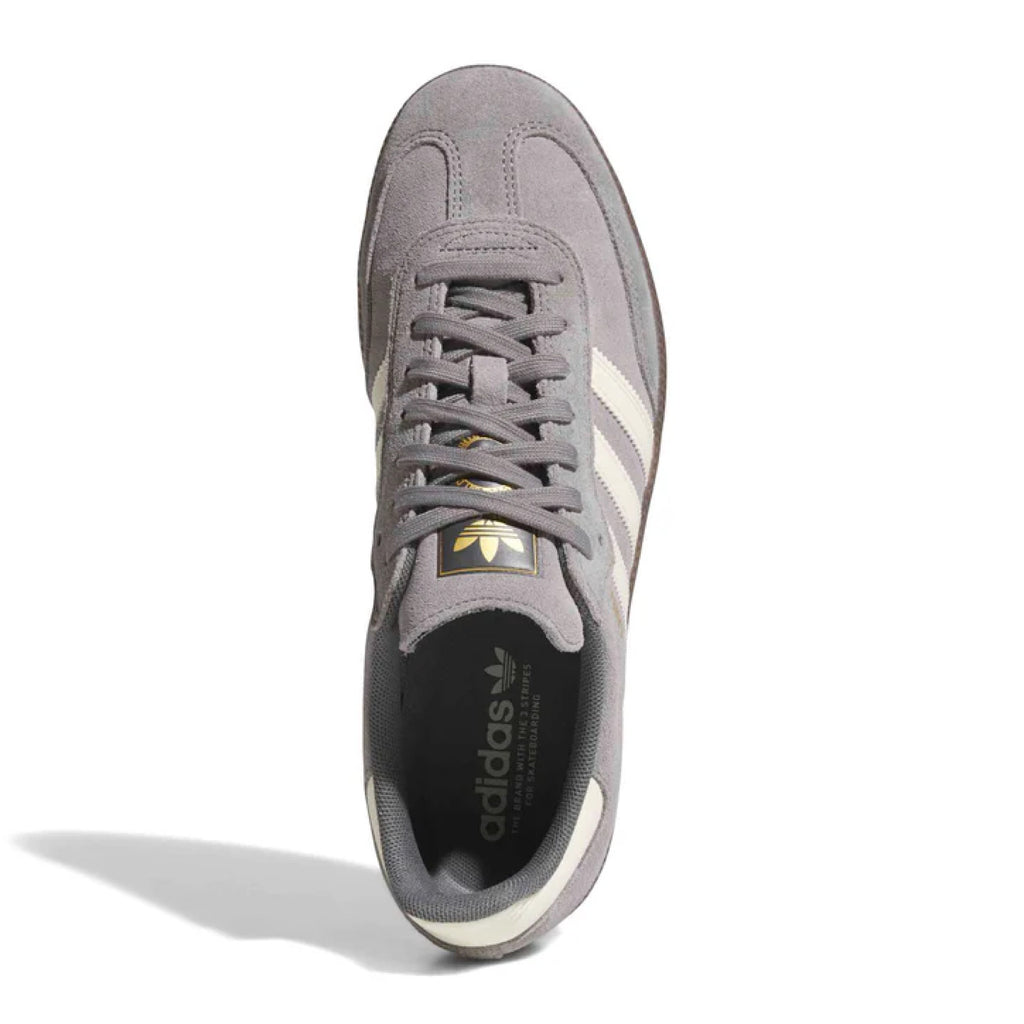 Adidas Skateboarding Samba ADV - Grey/Cream White - Decimal.