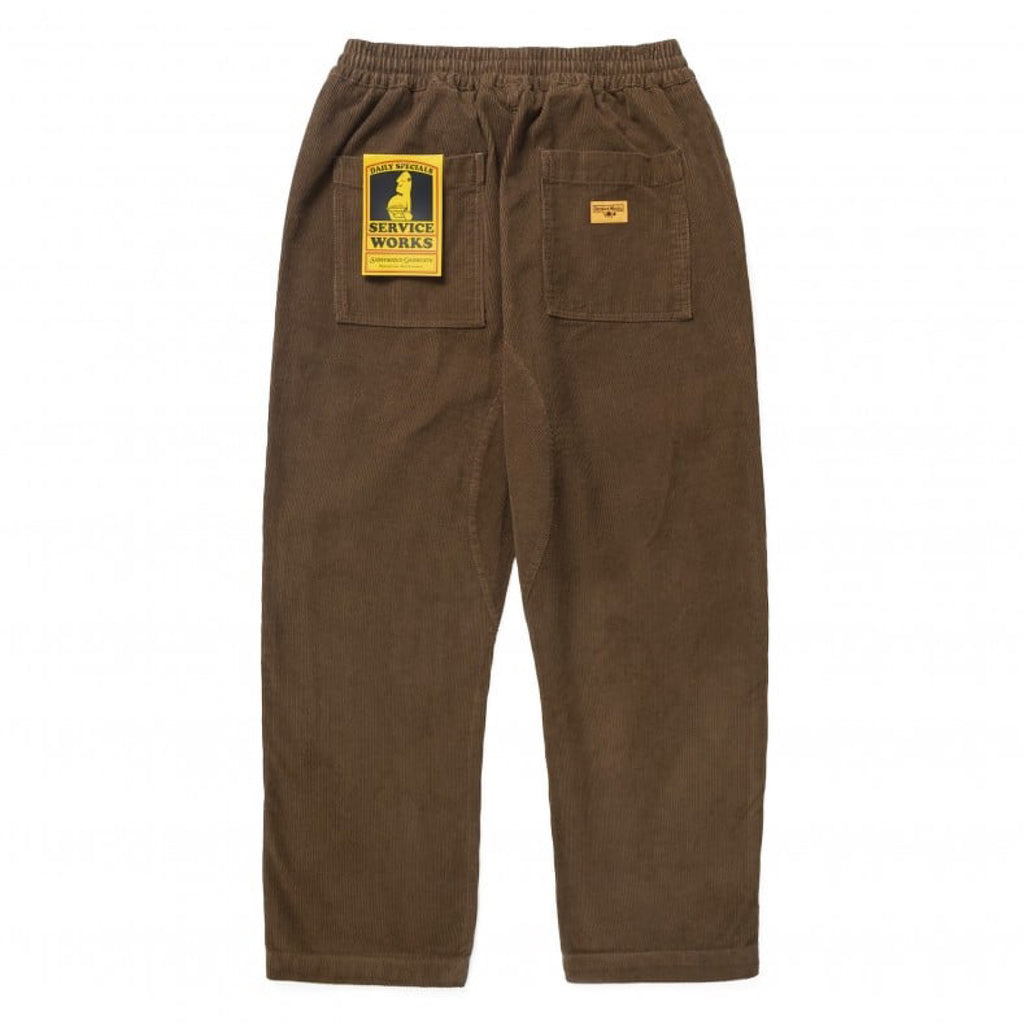 Service Works - Corduroy Chef Pants - Bark - Decimal.