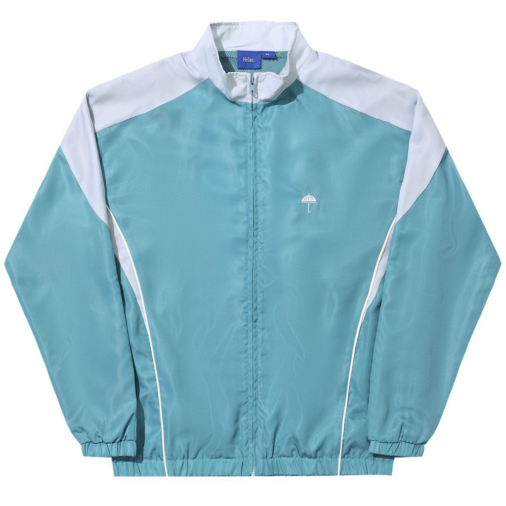 Hélas Caps - Compete Tracksuit Jacket - Grey / Blue - Decimal.