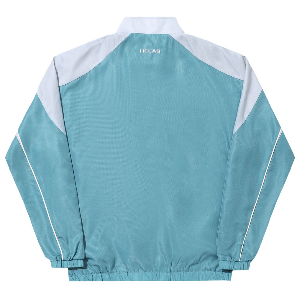 Hélas Caps - Compete Tracksuit Jacket - Grey / Blue - Decimal.