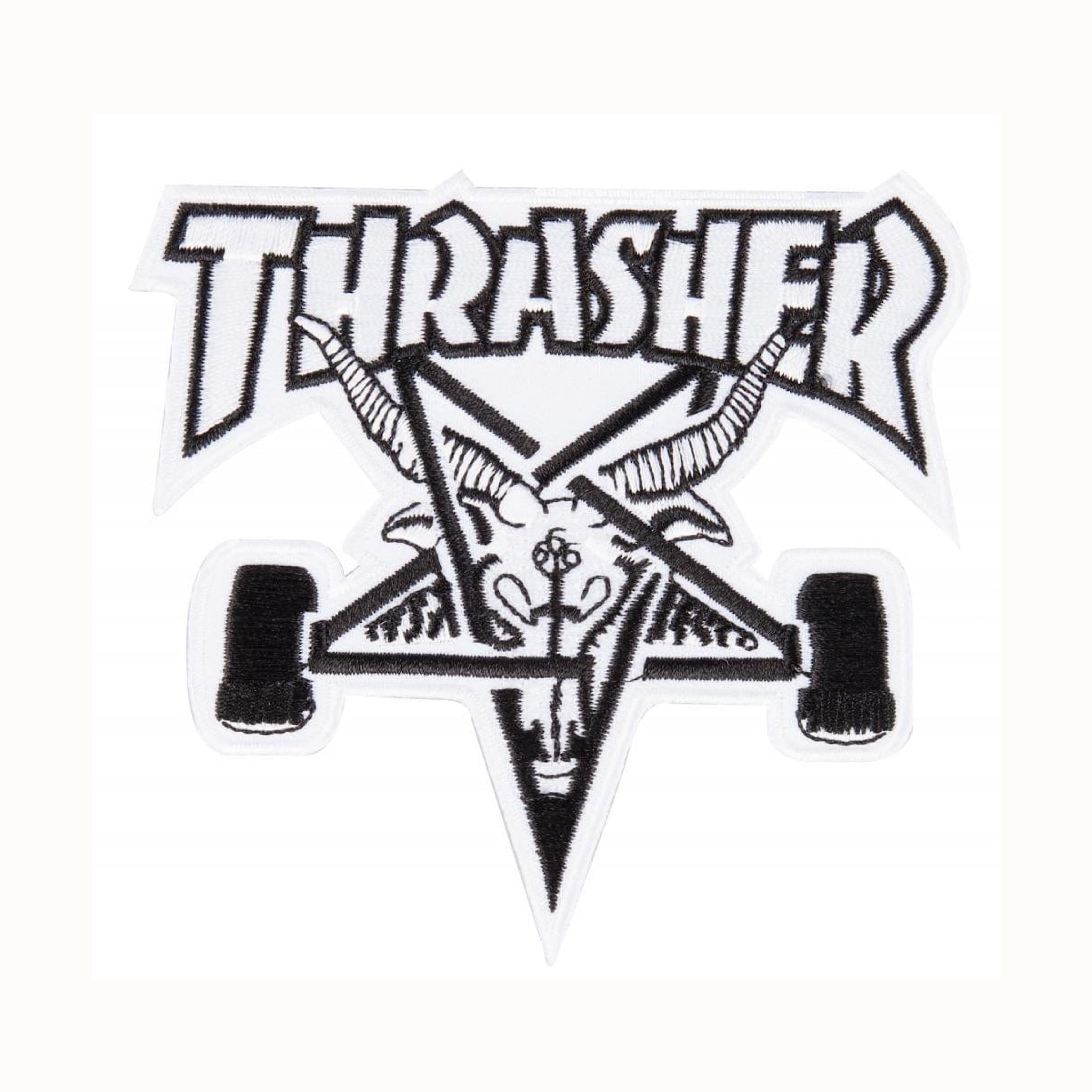 THRASHER PATCH - MAGAZINE LOGO - NOIR/BLANC