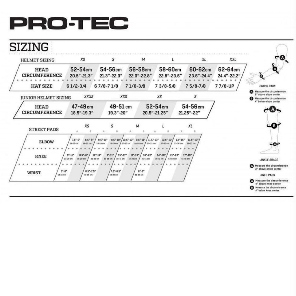 Pro-tec - Pads Street Wrist Guards - Various Sizes - Decimal.