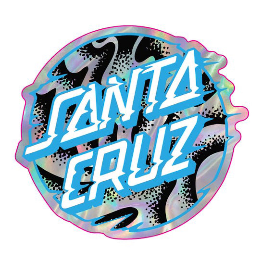 Santa Cruz - Vivid Slick Dot Metallic Sticker - Various Sizes - Decimal.