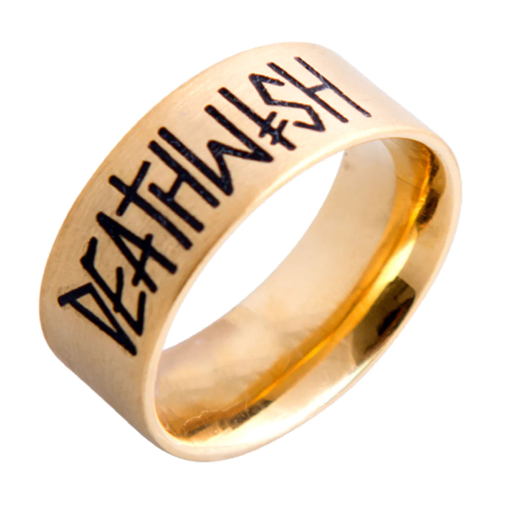 Deathwish - Gold Ring - Decimal.