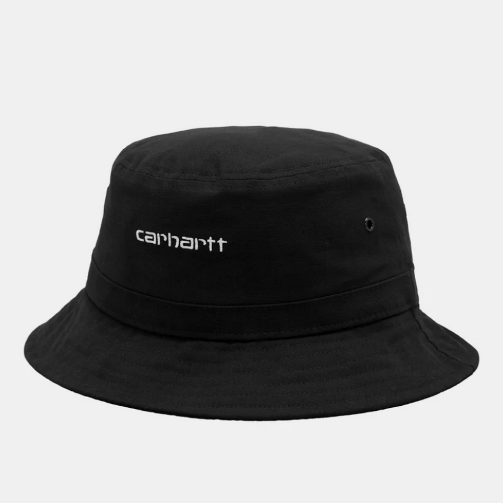 Carhartt WIP - Script Bucket Hat - Black/White - Decimal.