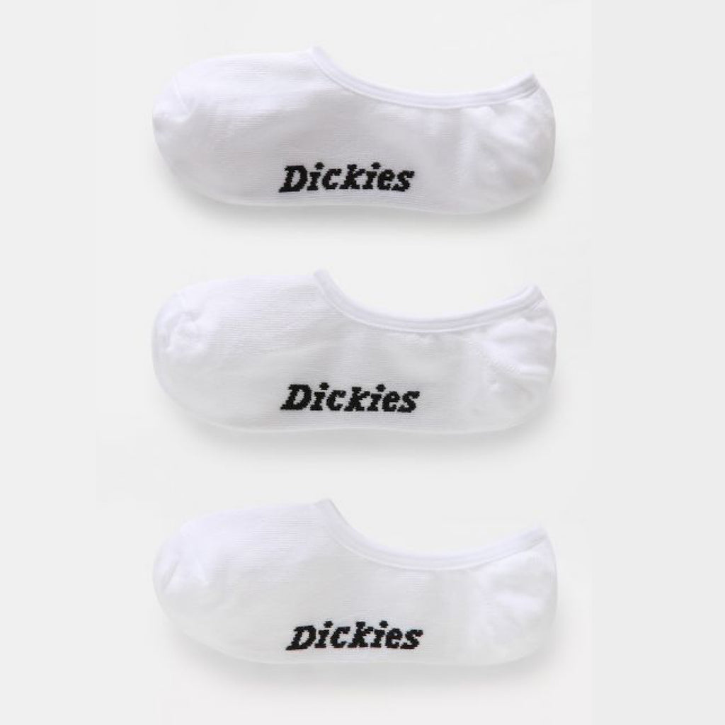 Dickies - Invisible Socks (3 Pack) Socks - White - Decimal.